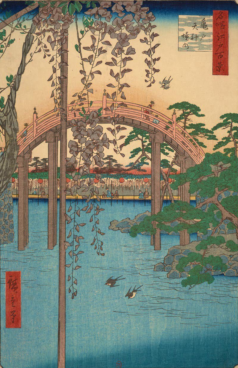 Hiroshige_Im Kameido_TenjinSchrein