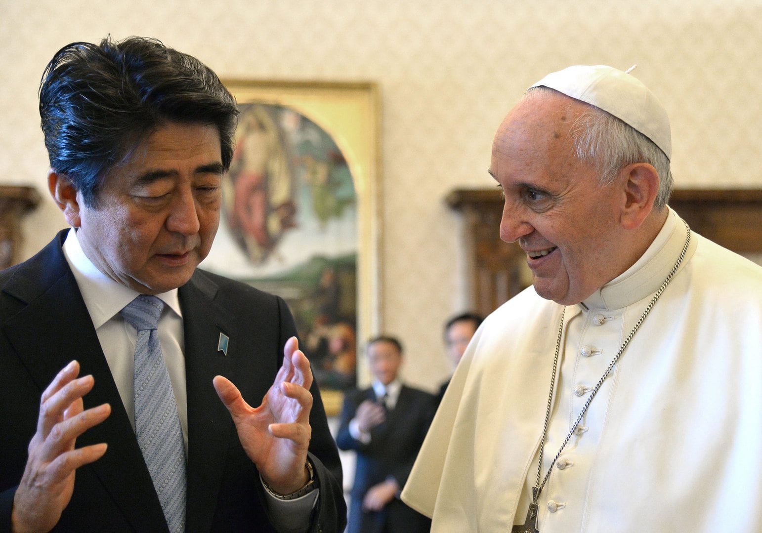 Shinzo Abe, Francis